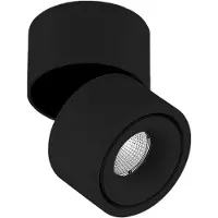 Arcchio Plafondlamp , Rotari, dimbare, Zwart, Woonkamer, Aluminium, Modern