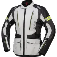 IXS Lorin-ST Light Grijs Zwart Textiele Motorjas Maat L