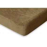 Eleganzzz Hoeslaken Flanel Fleece 35cm Hoekhoogte - gold 140x200cm