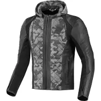 Bogotto Radic Leren / Textiele Motorjas Grijs Maat M
