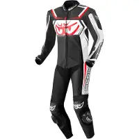 Berik Race-Tech Zwart Wit 1-Delig Motorpak Maat 50