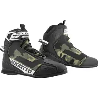 Bogotto Tokyo Camo geperforeerde motorschoenen
