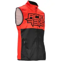 Acerbis Linear Softshell Zwart Rood Waterdicht Vest Maat 2XL