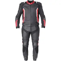 GMS GR-1 Zwart Wit Rood 2-Delig Motorpak Maat 54