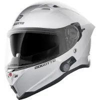Bogotto H153 BT Wit Bluetooth Motorhelm Maat L