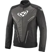 Ixon Prodigy Zwart Antraciet Wit Waterdichte Textiele Motorjas Maat S