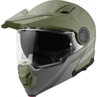 Bogotto FG-102 Duo Groen Fiberglas Systeemhelm Maat XL