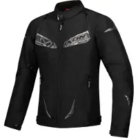 Ixon Caliber Zwart Waterdichte Textiele Motorjas Maat XL
