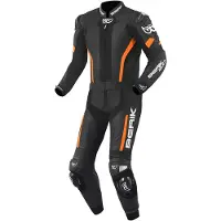 Berik Losail Zwart Oranje 2-Delig Motorpak Maat 54