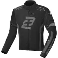 Bogotto GPX Waterdichte Zwart Grijs Textiele Motorjas Maat XS