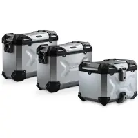 SW-Motech Adventure set TRAX ADV - Zilver. Suzuki DL 650 V-Vermogen (16-).