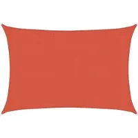 vidaXL Zonnezeil 160 g/m² 2,5x4 m hdpe terracottakleurig