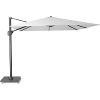 Platinum Zweefparasol Challenger T1 3x3 meter Wit zonwering
