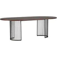 Venture Home Hamneskär eetkamertafel 110x220cm okkernoot decor.