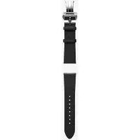 Spigen Enzo (Glad leer), Horlogebandjes, Zwart