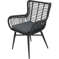 Van der Garde Tuinmeubelen VDG Jasmine dining tuinstoel - black