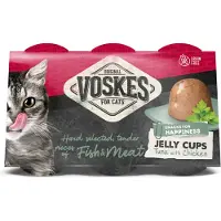 Voskes 12x Tender Pieces Tonijn - Kip 6 x 25 gr