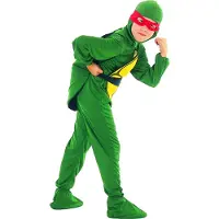 Vegaoo Gevechts schilpad pak - Verkleedkleding - 128/134