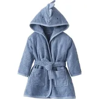 Vertbaudet Personaliseerbare kinderbadjas KLEINE DINO Oeko-Tex blauw