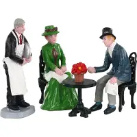 Lemax Cafe society set of 4 kerstfiguur