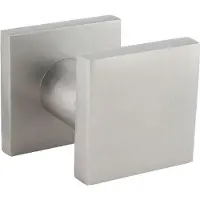 Intersteel Voordeurknop vierkant 60x60mm Eenzijdige montage aluminium