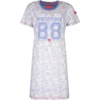 Irresistible Dames Nachthemd - 88 Print - Blauw - Maat XL