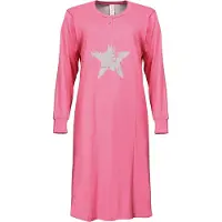 Irresistible Dames Nachthemd - 100% Gekamde Katoen - Roze - Maat M