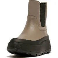 FitFlop F-mode water-resistant flatform chelsea boots
