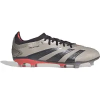 Adidas Predator Pro Gras Voetbalschoenen (FG) Zilver Zwart Roze