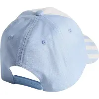 Vertbaudet Meisjespet 'Cool Girls Club' blauw, gestreept