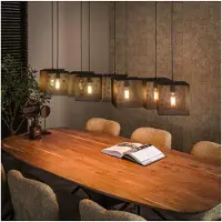 Meubelplaats Hanglamp 5+4 tube - Artic zwart