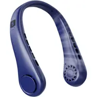 Universeel Bovista Nekventilator - Draagbare Gezichtsventilator - Neck Fan - Met Koeling - Hals - Hoofd - Blauw - Neck Koeling