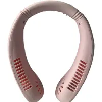 Universeel Bovista Nekventilator - Draagbare Gezichtsventilator - Neck Fan - Met Koeling - Hals - Hoofd - Roze - Hals