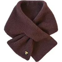 Ducksday - Winter Sjaal - Kinderen en volwassenen - Sherpa fleece - Teddy - unisex - Donkerbruin - Maat L