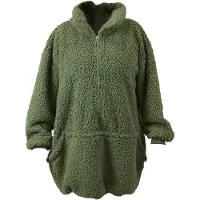Unique living hoodie willow winter green -70x87cm