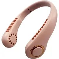 Universeel Bovista Nekventilator - Draagbare Gezichtsventilator - Neck Fan - Met Koeling - Hals - Hoofd - Roze - Tegen Warmte