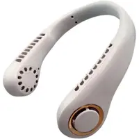 Universeel Bovista Nekventilator - Draagbare Gezichtsventilator - Neck Fan - Met Koeling - Hals - Hoofd - Wit - Tegen Warmte