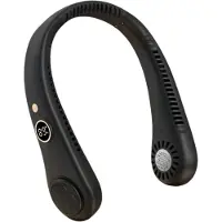 Universeel Bovista Nekventilator - Draagbare Gezichtsventilator - Neck Fan - Met Koeling - Hals - Hoofd - Zwart - Ventilator