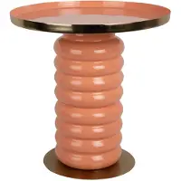 Leitmotiv bijzettafel ruby peach orange