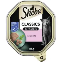 Sheba 15x Classics in paté zalm 85 g