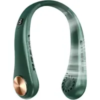 Universeel Bovista Nekventilator - Draagbare Gezichtsventilator - Neck Fan - Met Koeling - Hals - Hoofd - Groen - Nek