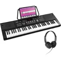 Max KB15 Keyboard set met koptelefoon en bladmuziekhouder - Perfect voor beginners - Oplaadbare accu
