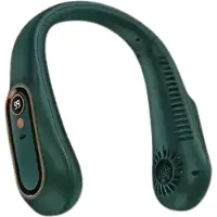 Universeel Bovista Nekventilator - Draagbare Gezichtsventilator - Neck Fan - Met Koeling - Hals - Hoofd - Groen - Zomer