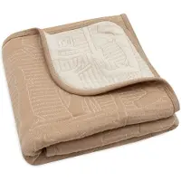 Jollein Deken Wieg 75x100 Jungle Jambo Biscuit/Oatmeal