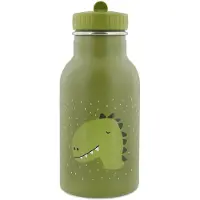 Trixie Thermos Drinkfles - Mr. Dino - RVS Waterfles voor kinderen - Lekvrije Fles - 350ml - Groen