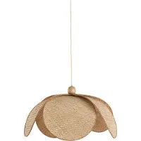 Light & Living Hanglamp Ø60,5x30,5 cm LAVRIO webbing naturel+hout