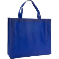 Rotim 10x Shopper Dark Blue non woven 42x12x35cm