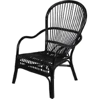 Les Nonna - Fauteuil - Rotan - Zwart