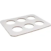 Depa Draagtray karton voor 6 glazen 6 gaats 50 stuks