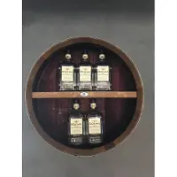 Barrelatelier Wanddisplay "Bullas" / Wandrek / Hout / Wijnvat